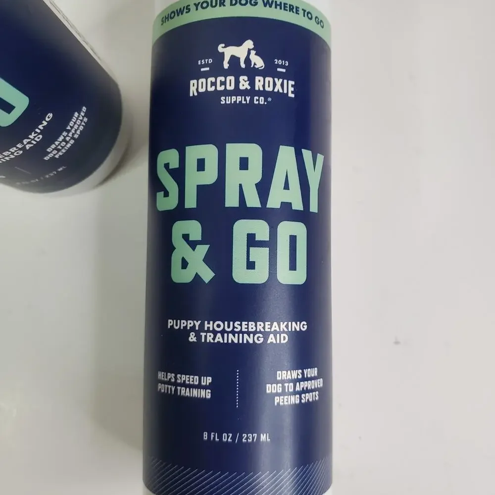 Rocco & Roxie Supply Co. Spray &Go Puppy Housebreaking & Training Aid - 8oz (2)